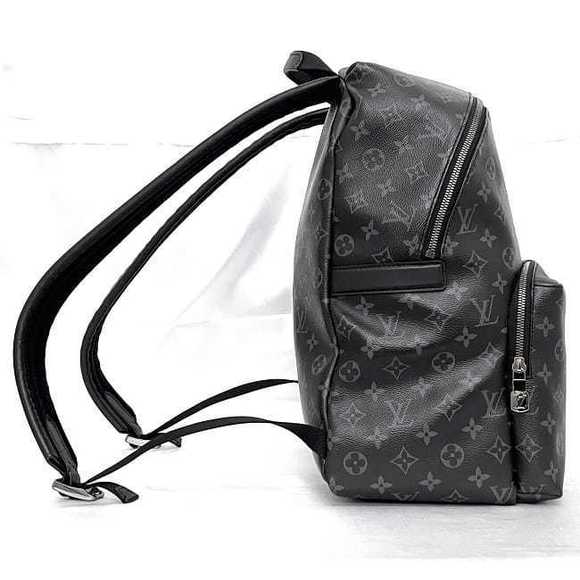 Louis Vuitton Canvas Backpack Black Gray Monogram Apollo - Picture 1 of 10